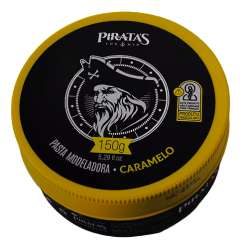 Pomada Modeladora Uso Profissional Piratas Caramelo 150g
